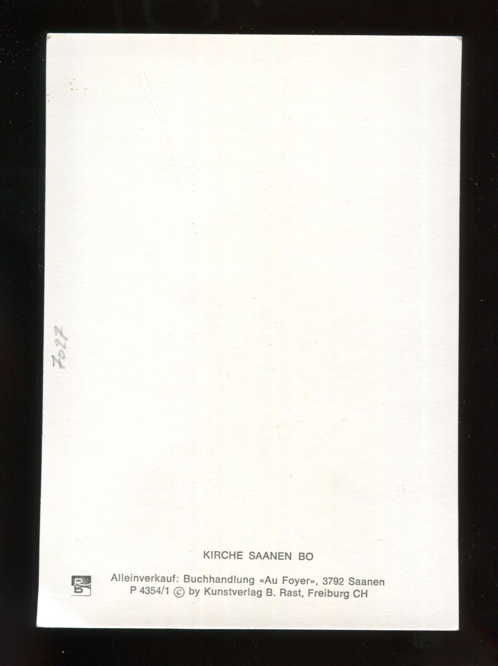 Cartes postales: Saanen, Kirche – D'occasion à Aarau par Elmaar41 1