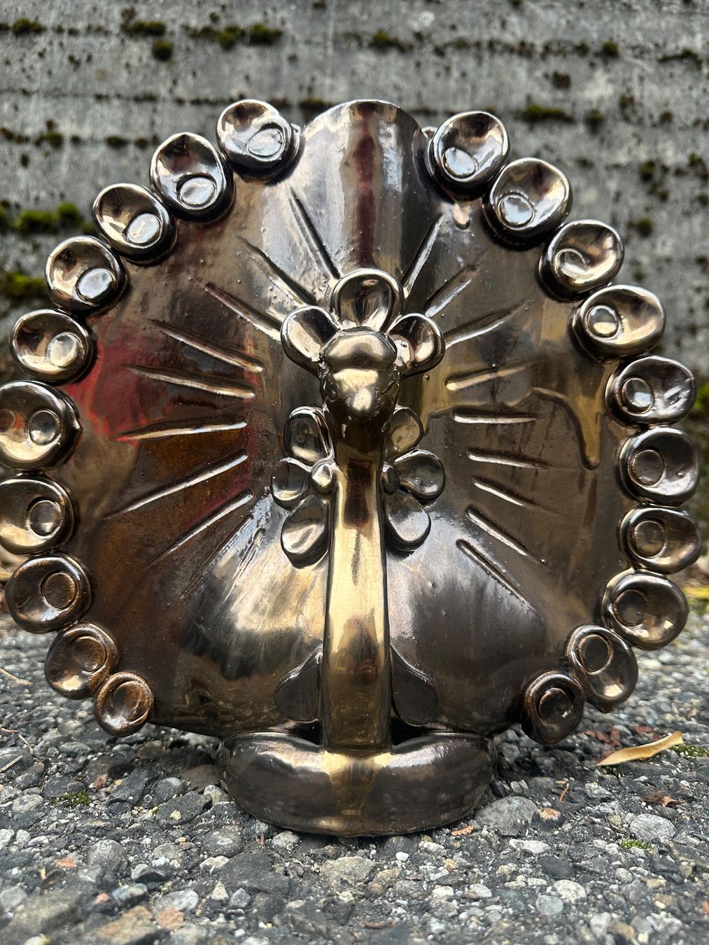 Vasi & Recipienti: Keramik Vase in Form eines Pfaus – Usato da Zürich venduto da frauflufelberg 1