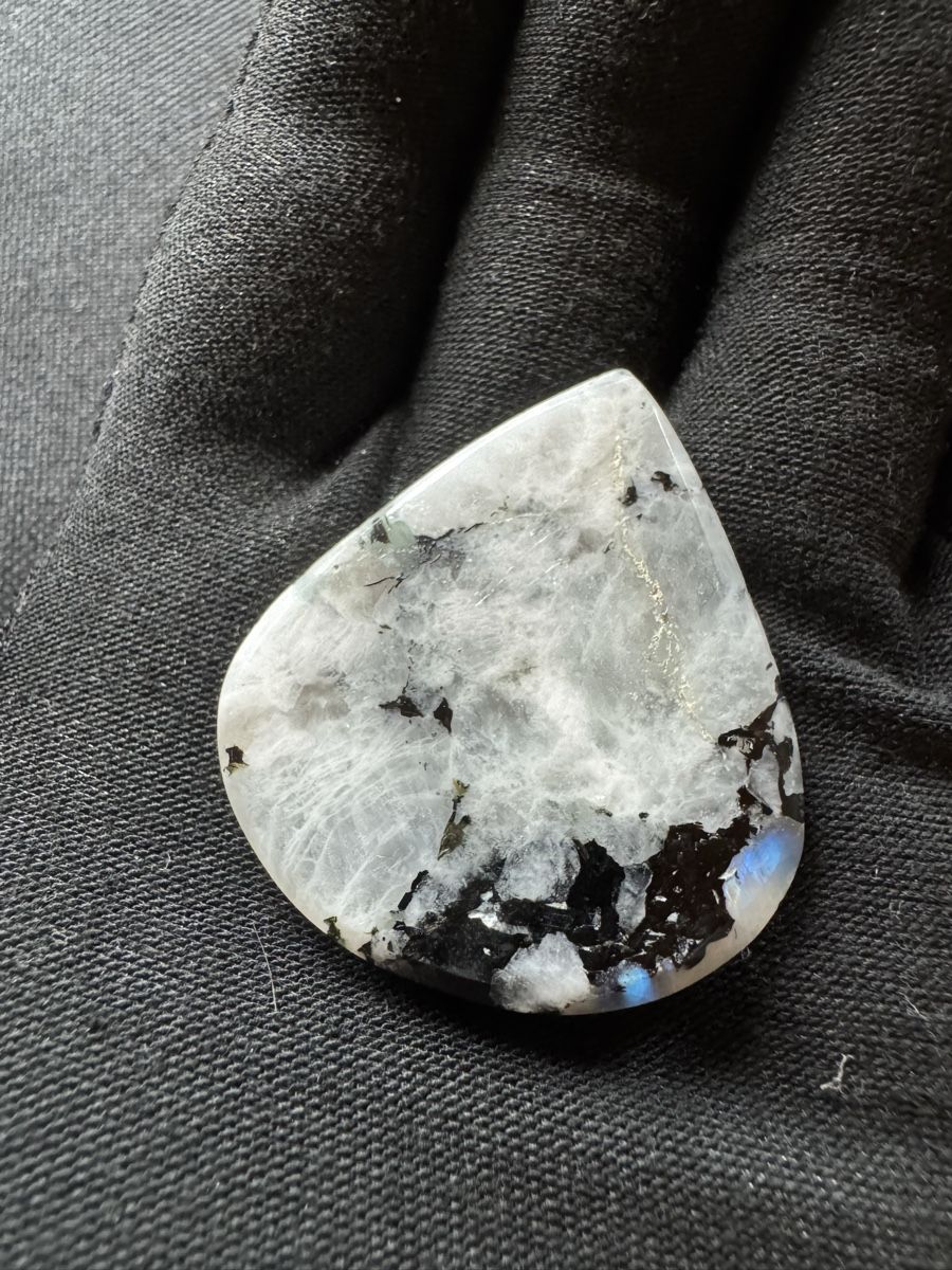 Edelsteine: Mondstein mit Turmalin  – Neu und originalverpackt aus Wängi von Horus_Stone 2