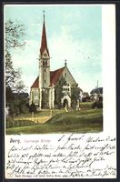 AK Bern, Blick auf die Lorraine Kirche