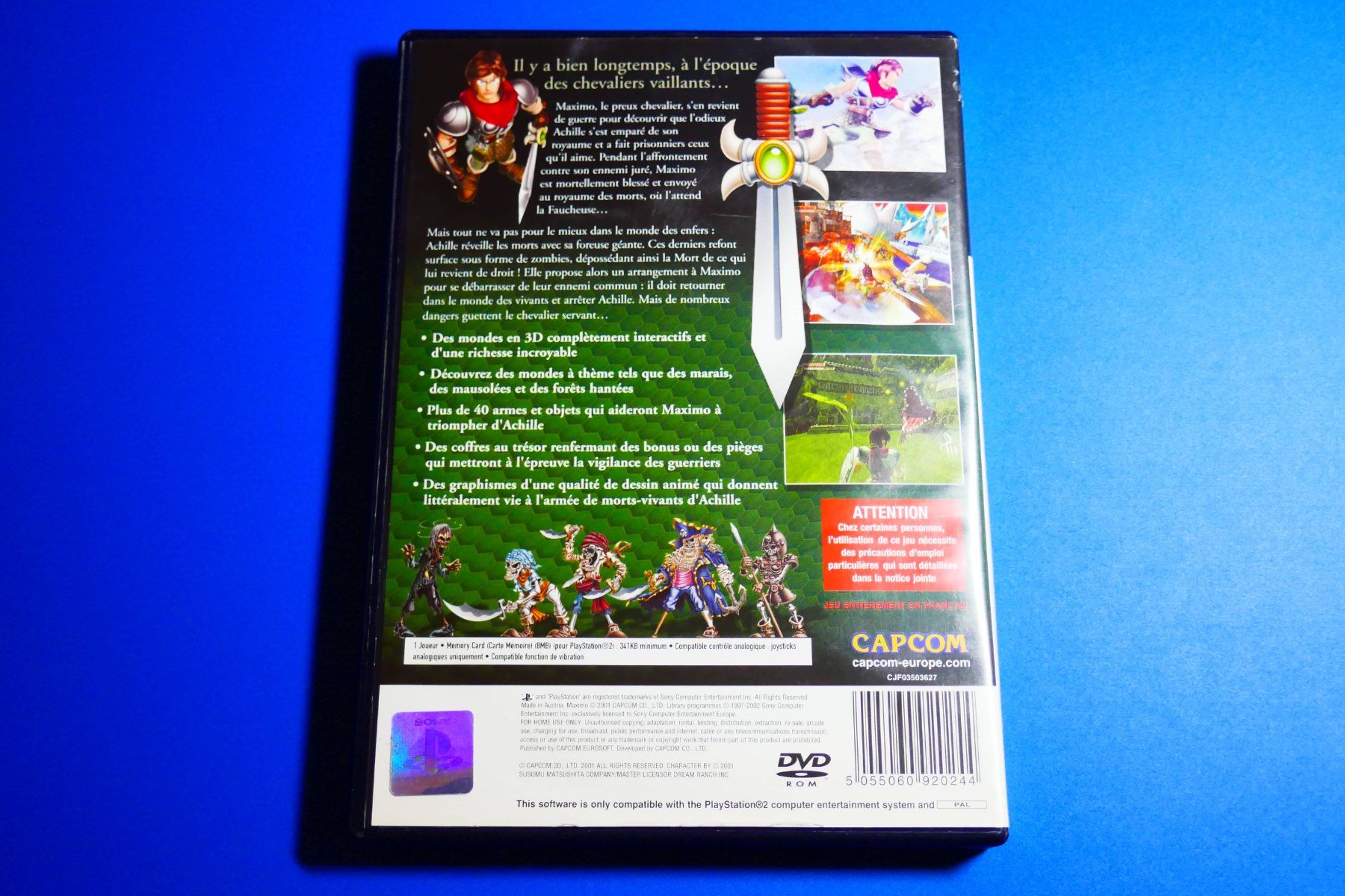 Sony Giochi: Maximo - Sony PlayStation 2 – Usato da Vuarrens venduto da Espace-Retro 2