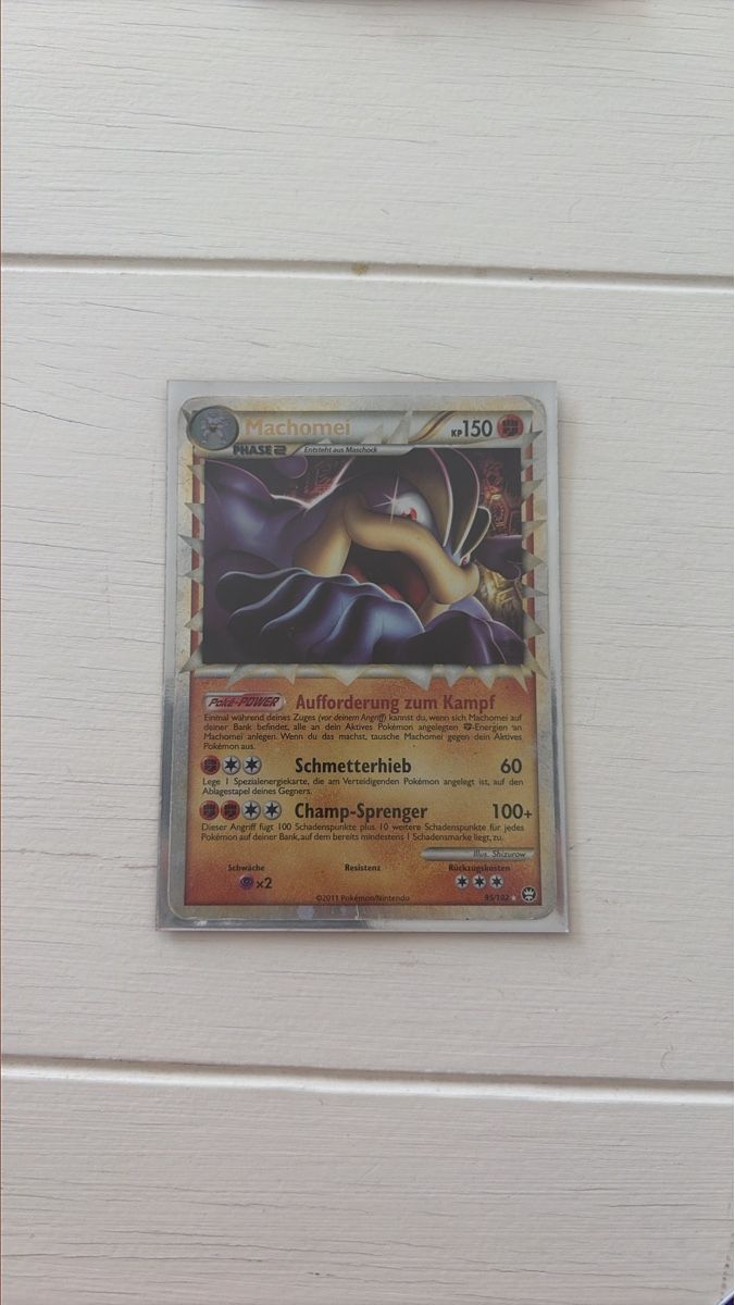 Pokémon Sammelbilder & Trading cards:     Machomei 95/102 – Gebraucht aus Bottmingen von fed_8spp