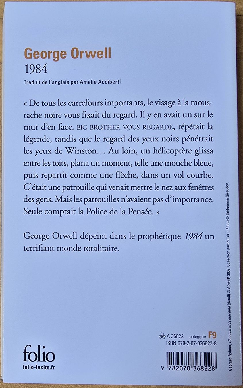 Bücher: George Orwell : 1984 (Neuf) – Neu und originalverpackt aus Froideville von xXSebastienXx 1