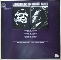 Leonard Bernstein dirige Mahler – Coffret CBS 5 LP – Symphon