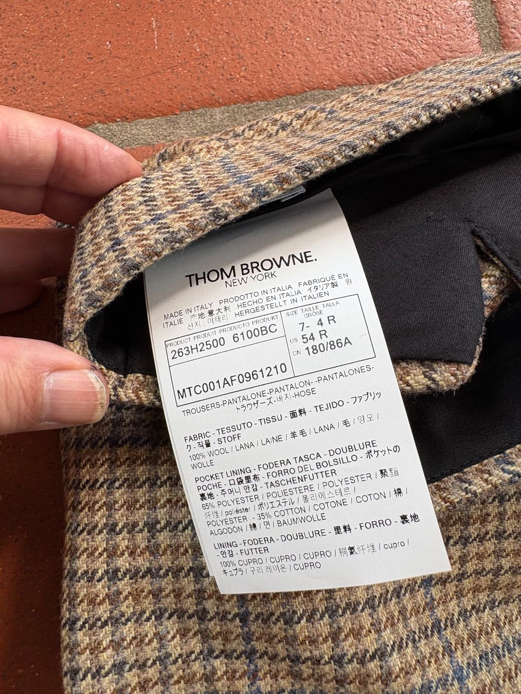 Pantaloni: Thom Browne wool pants – Nuovo (secondo la descrizione) da Athenaz (Avusy) venduto da gregory891 1