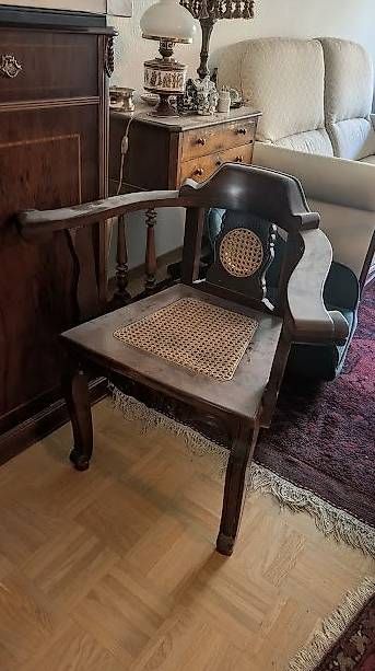Poltrone: Fauteuil Lyre de style anglo-indien   – Usato da Cologny venduto da lob_q9zw 1