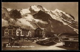 AK Kleine Scheidegg, Blick gegen die Jungfrau