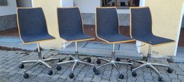 4 sedie di design da ufficio