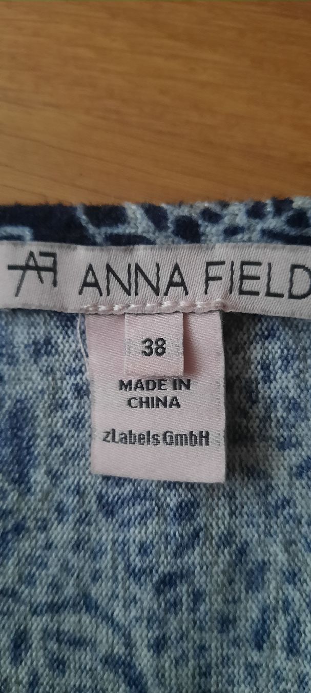 Vestiti: Anna Field Kleid, Gr. 38, blau mit Muster – Nuovo (secondo la descrizione) da Solothurn venduto da lsc_pf99 7
