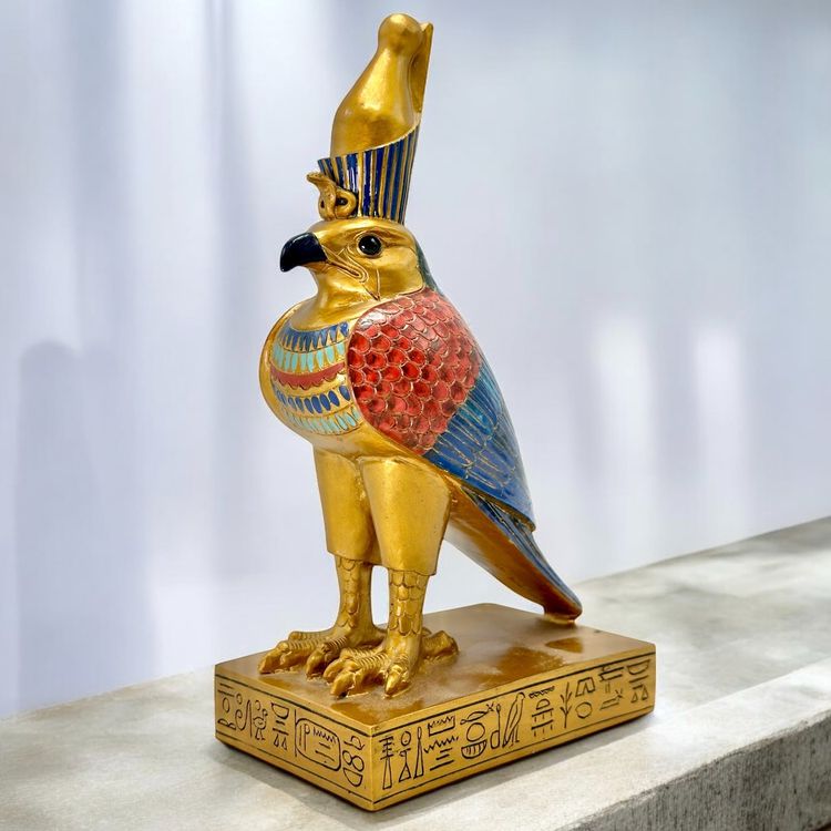 FIGURINE HORUS FAUCON DIEU EGYPTIEN EGYPTE EGYPT STATUE