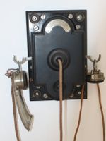 TELEFON ANTIK MIT ZWEI HÖRER RARITÄT