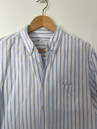 Elegantes Zara Herrenhemd, Grösse L - Gestreift