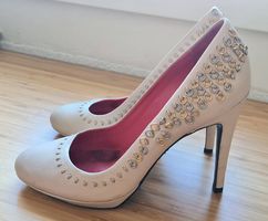Leder Pumps/High Heels, Grösse 38