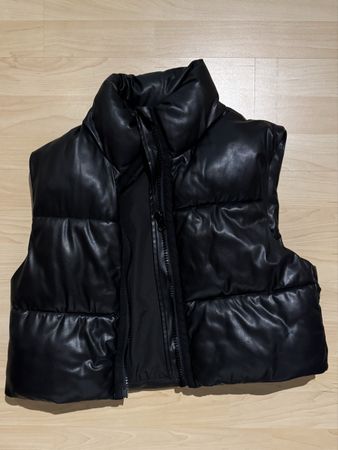 Zara Weste schwarz Grösse S