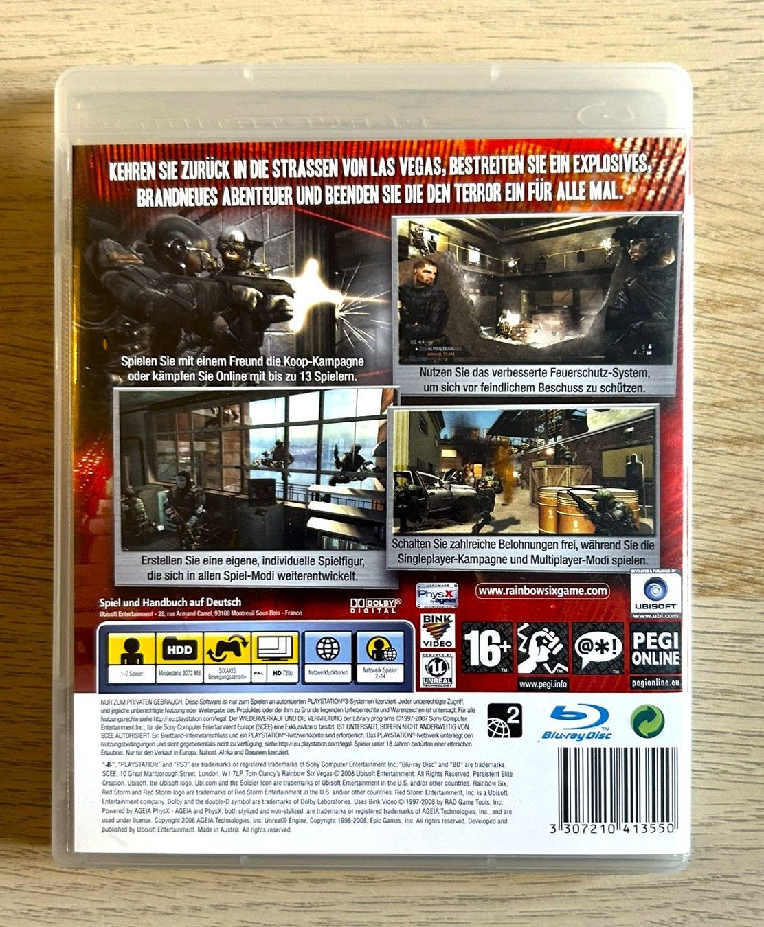 Sony Giochi: Tom Clancys Rainbow Six Vegas 2 PS3 – Usato da St. Gallen venduto da Alpine.Arcade 1