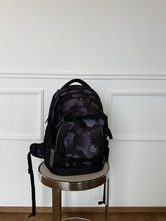 Coocazoo Rucksack grau schwarz Camouflage guter Zustand