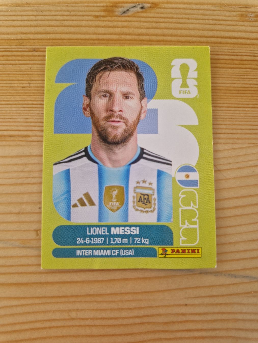 Panini Carte collezionabili: Lionel Messi Sticker Panini WM 2026 – Nuovo (secondo la descrizione) da Studen BE venduto da biker78