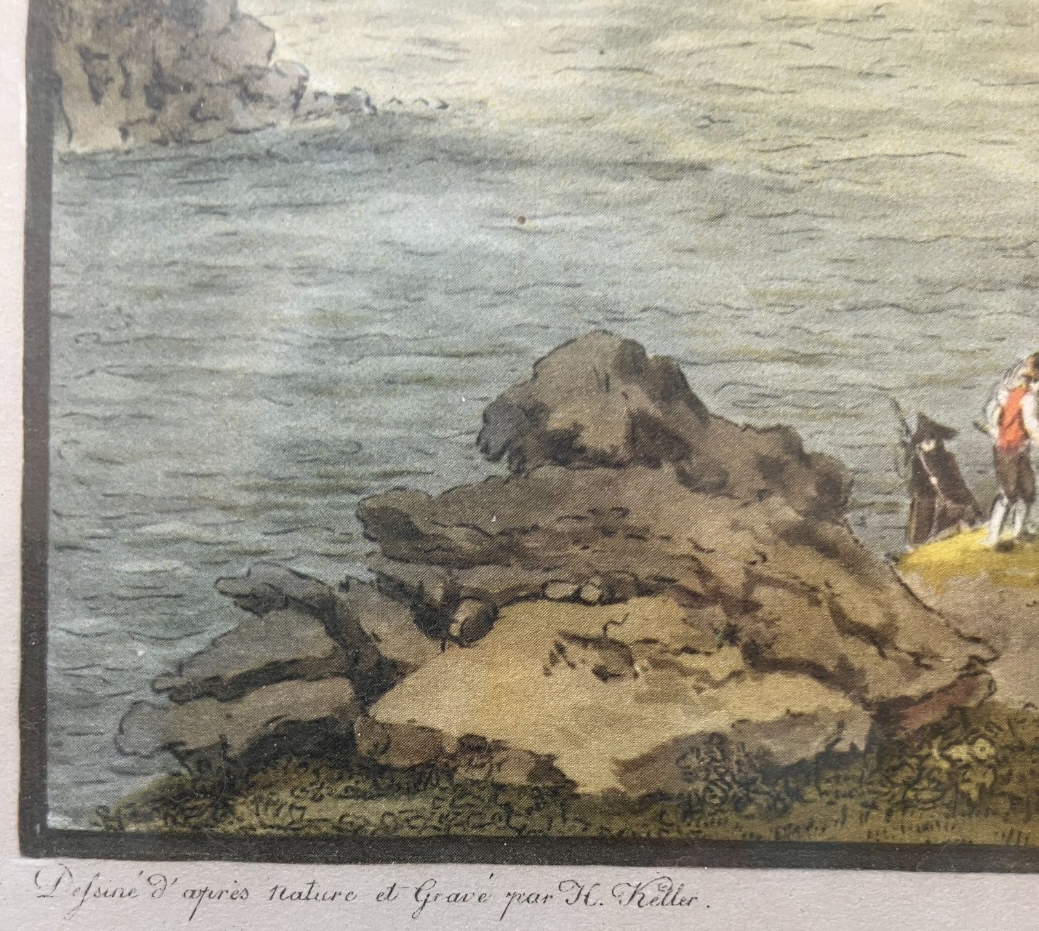 Incisioni: Stich Rheinfall mit Goldrahmen – Usato da Hallau venduto da andrekv 2
