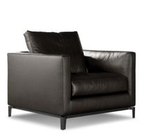 Fauteuil Minotti Andersen cuir neuf – 1/6 disponible
