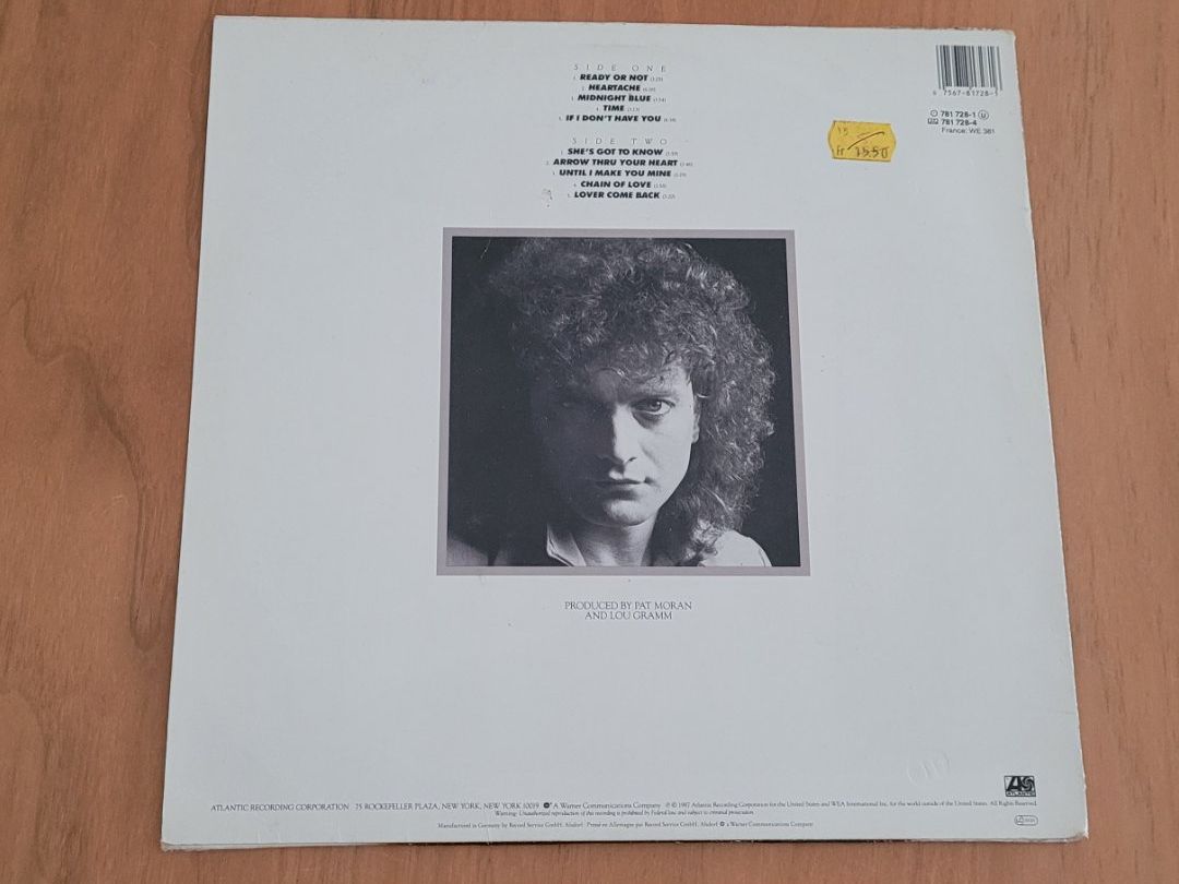 Schallplatten: LP  Lou Gramm – Gebraucht aus Martigny von MZ-67 1