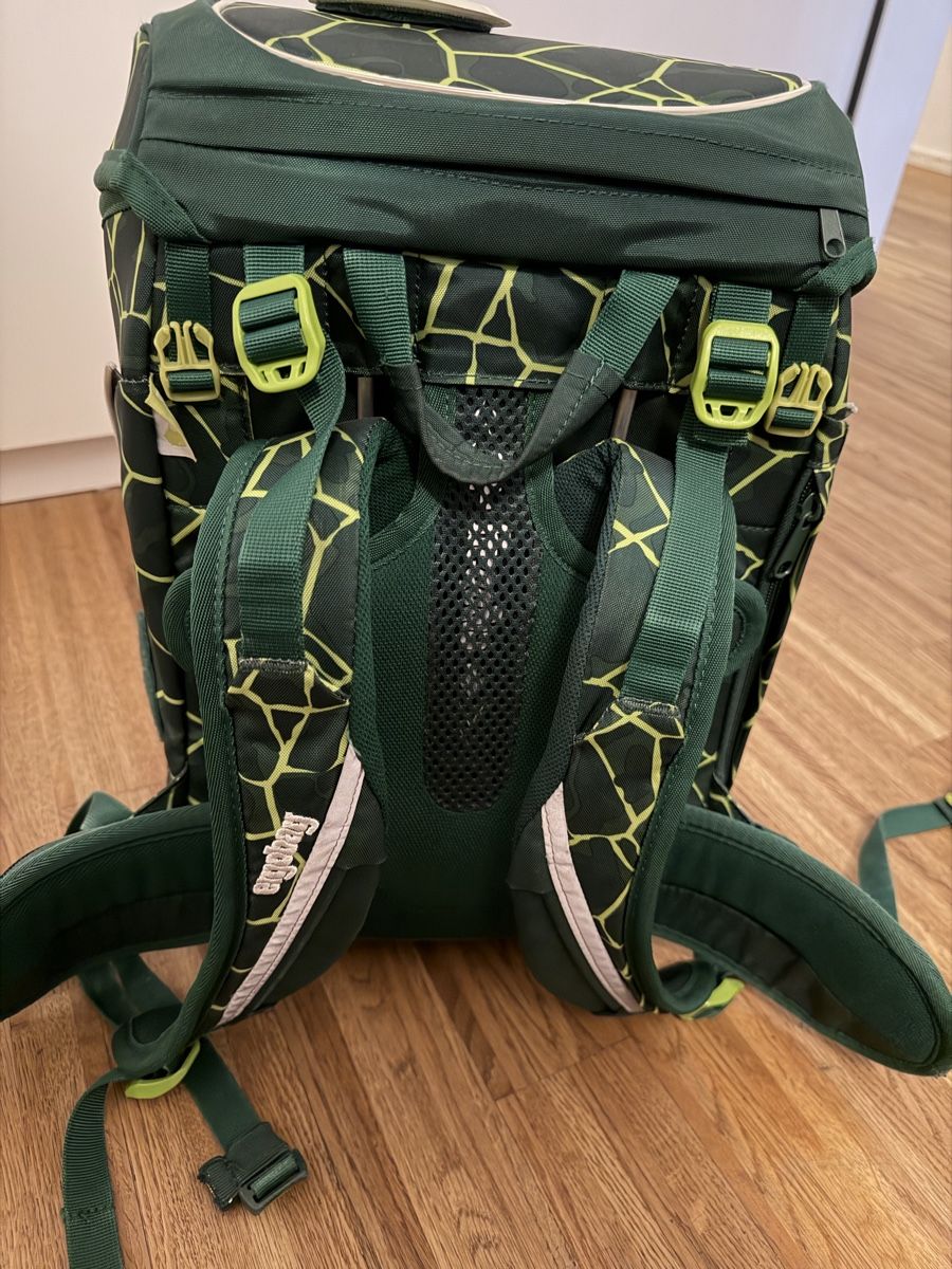 Ergobag Zaini: Ergobag Schulrucksack Gruen Muster neuwertig – Usato da Meilen venduto da shiftgirl 2