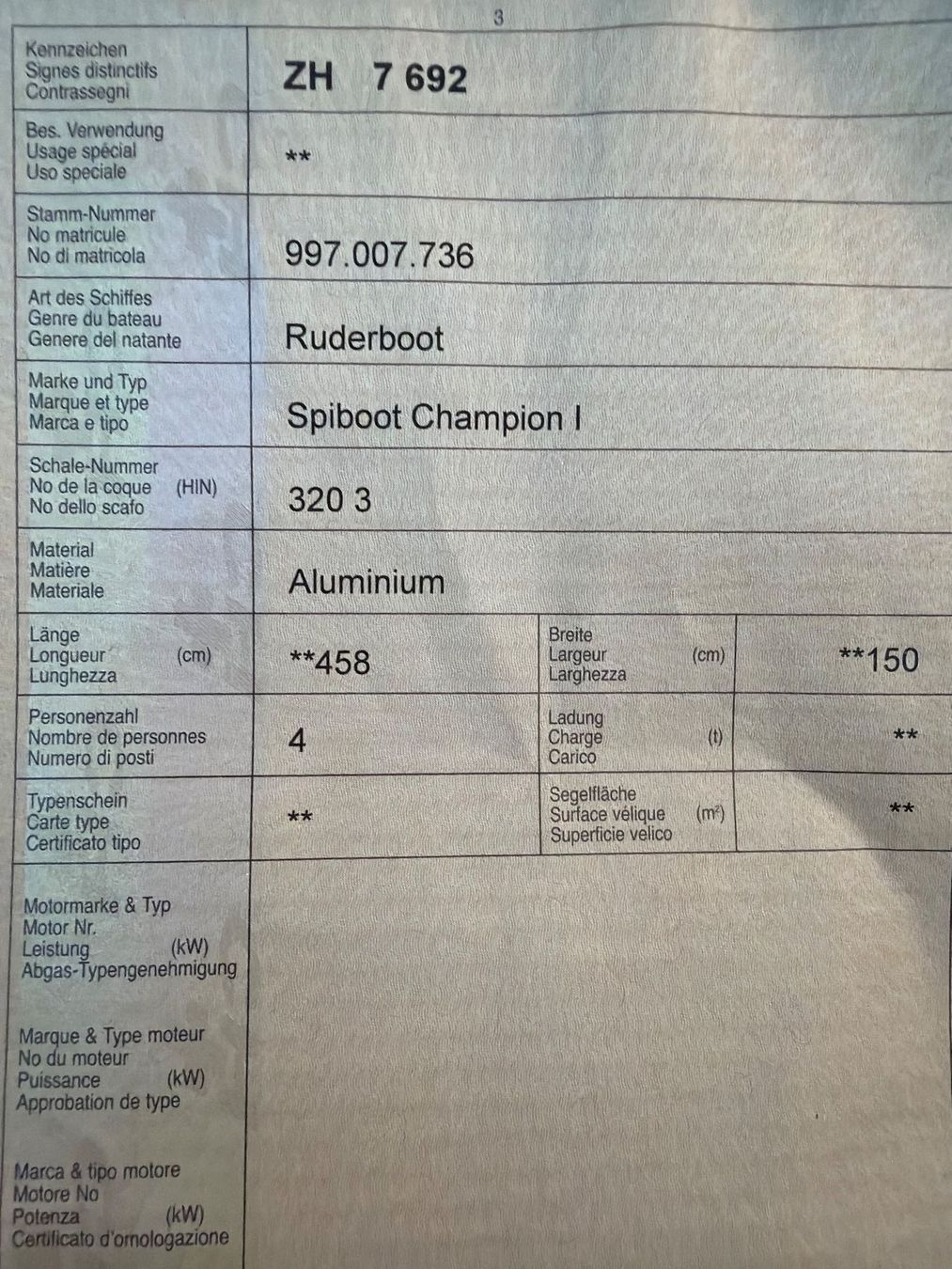 Boote: Spiboot / Ruderboot – Gebraucht aus Nänikon von Amoah75 7