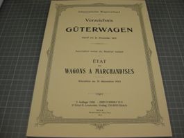 Verzeichnis der Güterwagen 1913