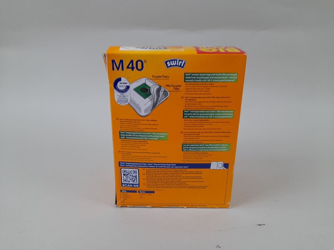 Altro per la casa: SWIRL Staubsaugerbeutel M40 10er Packung – Nuovo (secondo la descrizione) da Liebefeld venduto da Restwert_Liebefeld 2