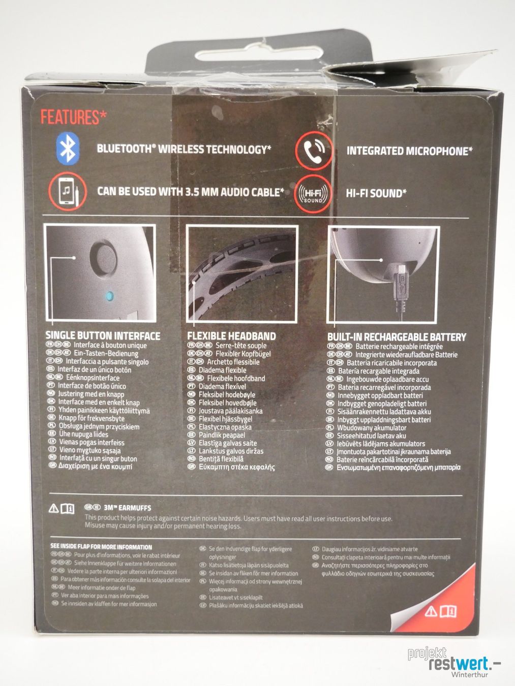 3M Cuffie: 3M - Kapselgehörschutz WorkTunes Connect – Nuovo (secondo la descrizione) da Winterthur venduto da Restwert_Winterthur 6