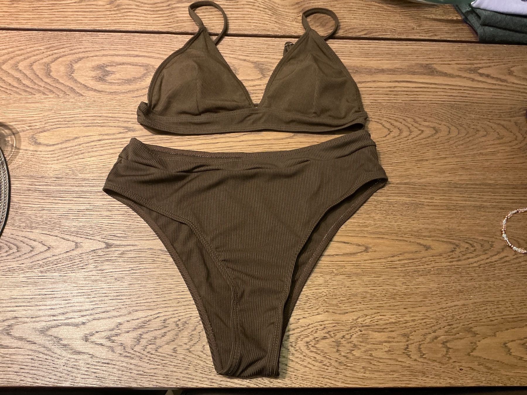 Costumi da bagno & Bikini: Schicker Damen Bikini Set Braun Gr. S Neu – Nuovo (secondo la descrizione) da Würenlos venduto da Chicca2004