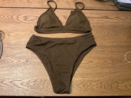 Schicker Damen Bikini Set Braun Gr. S Neu