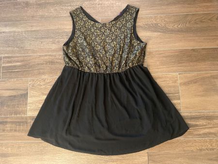 New Look inspire Kleid schwarz gold Gr. 54