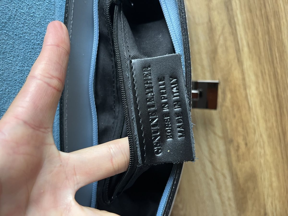 Taschen für Damen: Blaue Lederhandtasche – Neu (gemäss Beschreibung) aus Schaffhausen von juf_98r9 5