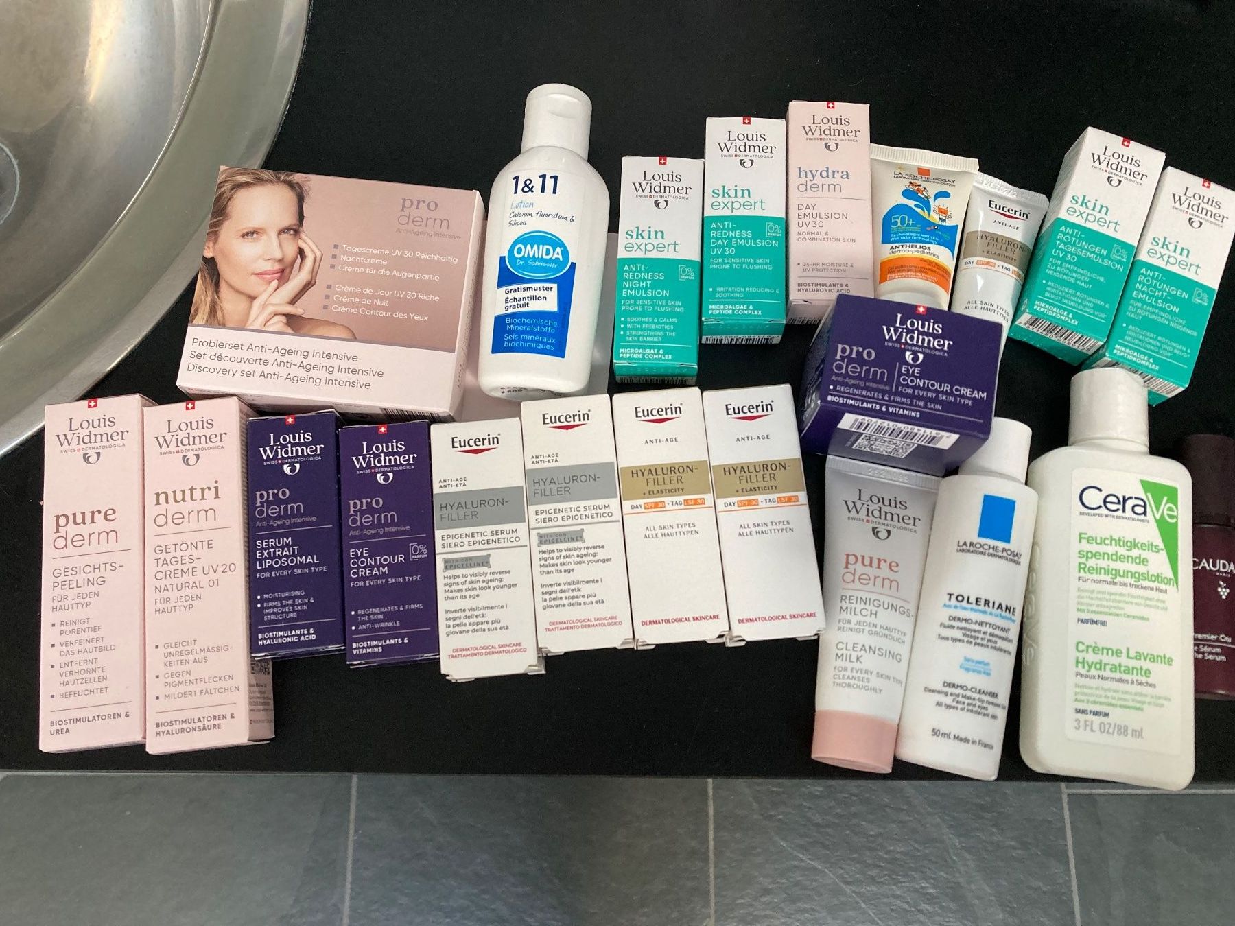 La Roche Posay Cura del viso: Louis Widmer, La Roche-Posay, Eucerin Minis Reiseformat 24x – Nuovo e nell'imballaggio originale da Zürich venduto da dolcicaramelle2 1