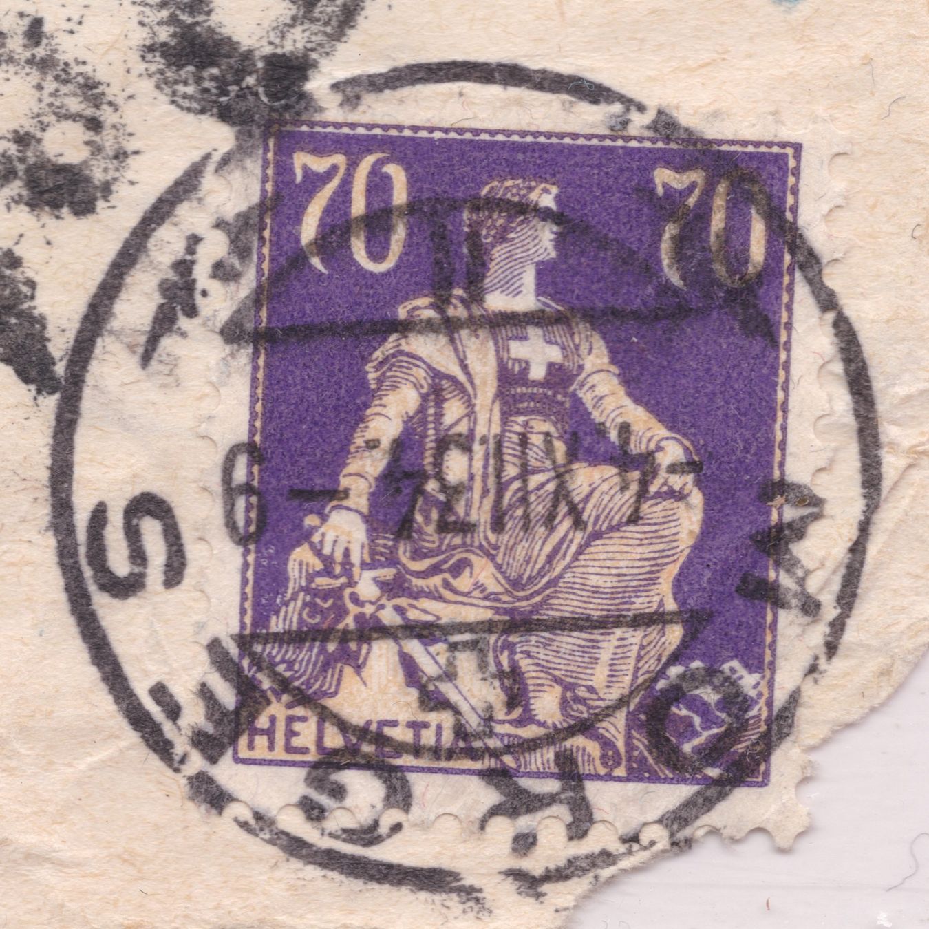 Alle Briefmarken: 1934 Justice Penale Morges VD, Document judiciaire par poste – Gebraucht aus Basel von riobar 2