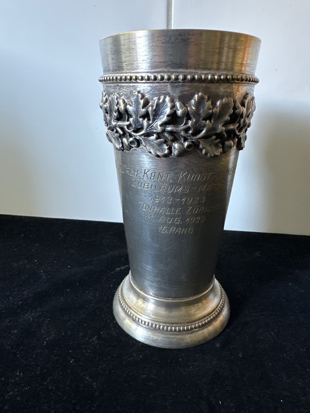 Altre raccolte & rarità: Alter Becher, evt. Versilbert von 1923  MIUS – Usato da Zürich venduto da Chaeffeler