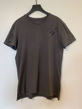 Allsaints, Graues T-Shirt, Grösse S