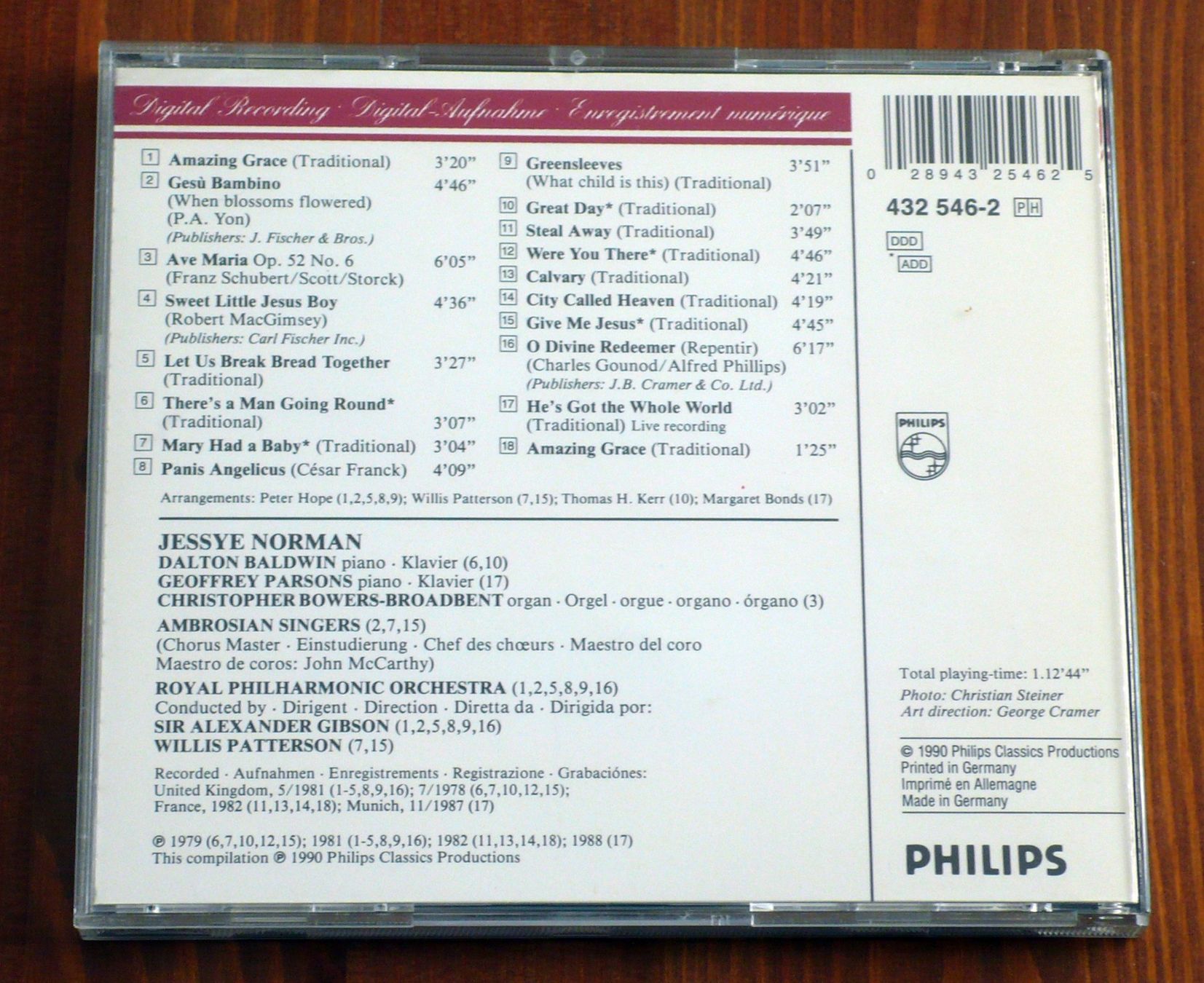 CDs: Amazing Grace - Jessie Norman – Gebraucht aus Bülach von Ckitzmueller 1