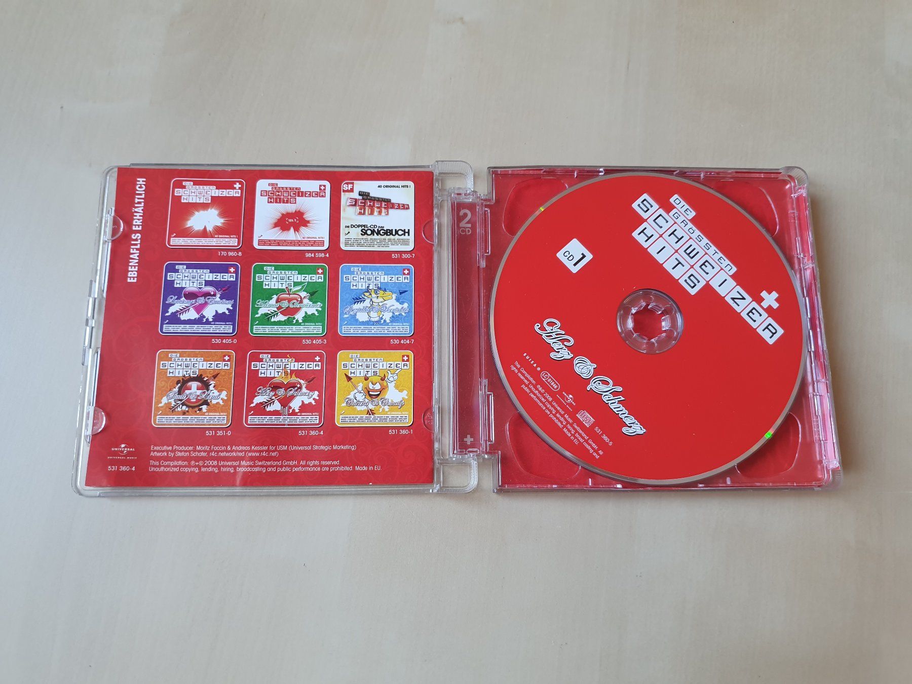 CD: die grössten Schweizer Hits Herz & Schmerz – Usato da Stansstad venduto da collectorsshop 2