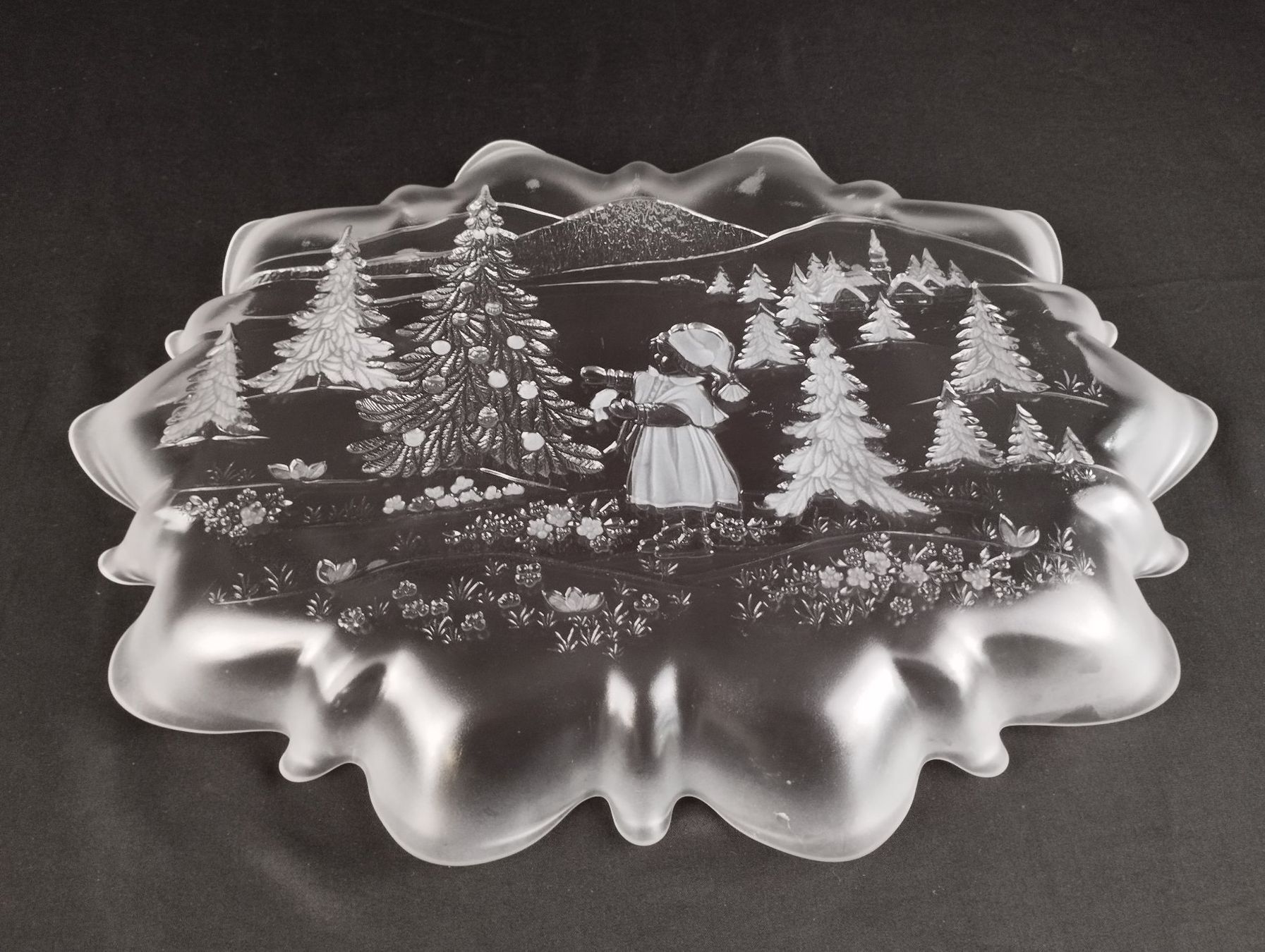 Piatti di portata: WALTHER GLAS Winter Servierplatte – Usato da Schübelbach venduto da Restwert_Schubelbach 2