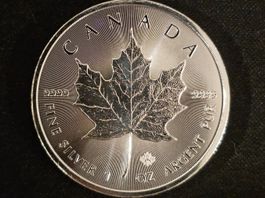Silberunze Canada Maple Leaf 2019