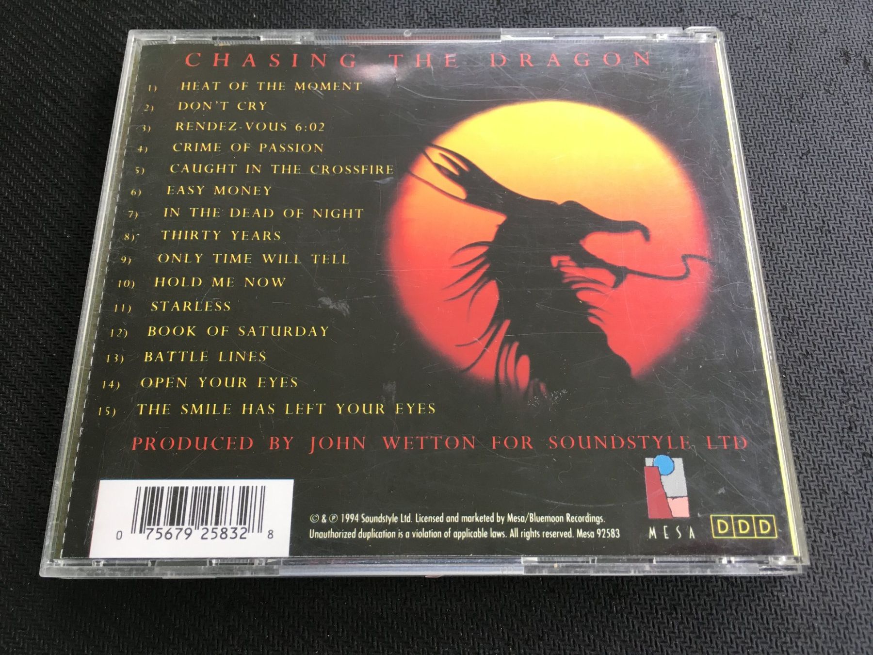 CD: John Wetton Live - Chasing the Dragon -CD- – Usato da St.Gallen venduto da MedienJoe 2