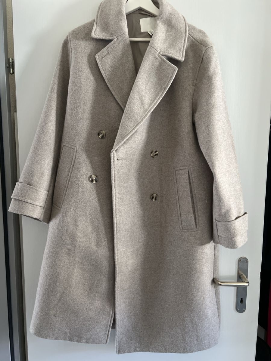 H&M Mäntel: H&M Mantel Gr. S Beige – Gebraucht aus Tuggen von Tantas