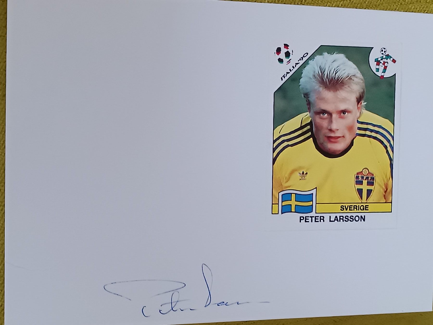 Autographes: Peter Larsson - 90er Jahre - handsigniert – D'occasion à Menziken par Artographs