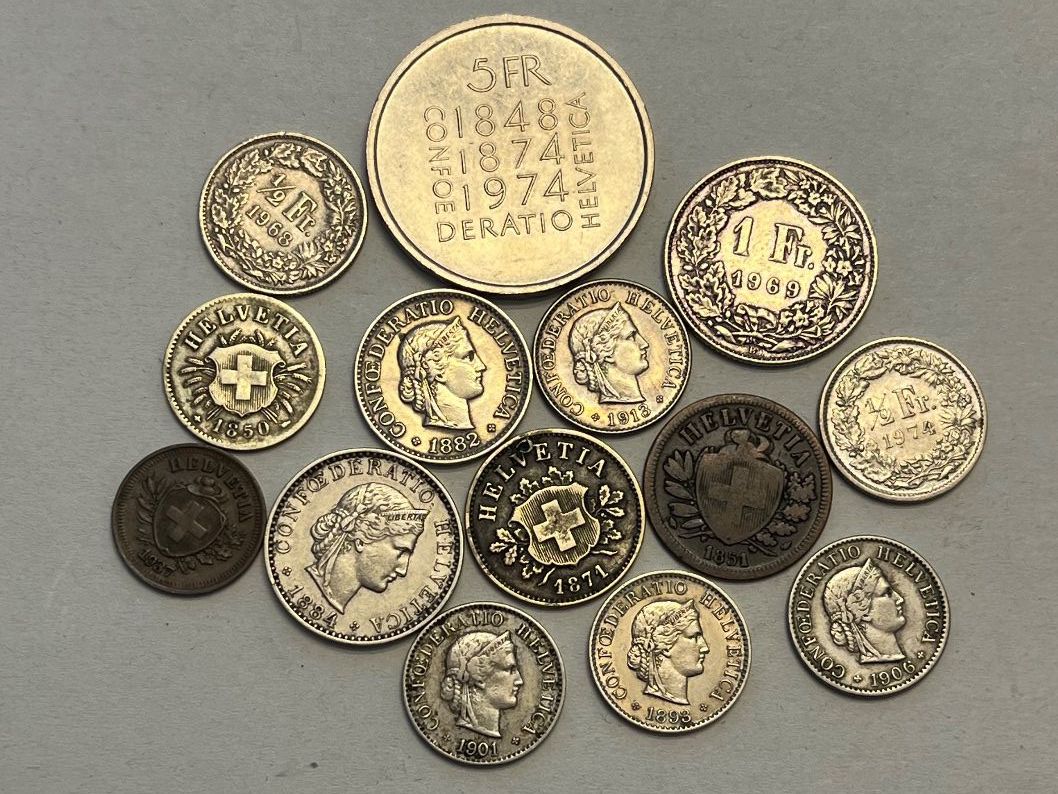 Tutti le monete: Schweizer Münzen ab 1850 - 1974 – Usato da Tägerwilen venduto da Beata1sager