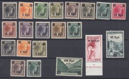 LUXEMBURG/ LUXEMBOURG 1940 DEUTSCHE BESETZUNGSAUSGABE