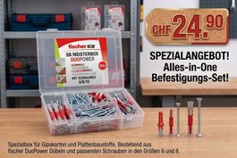 Fischer Meister-box Duopower + Schrauben