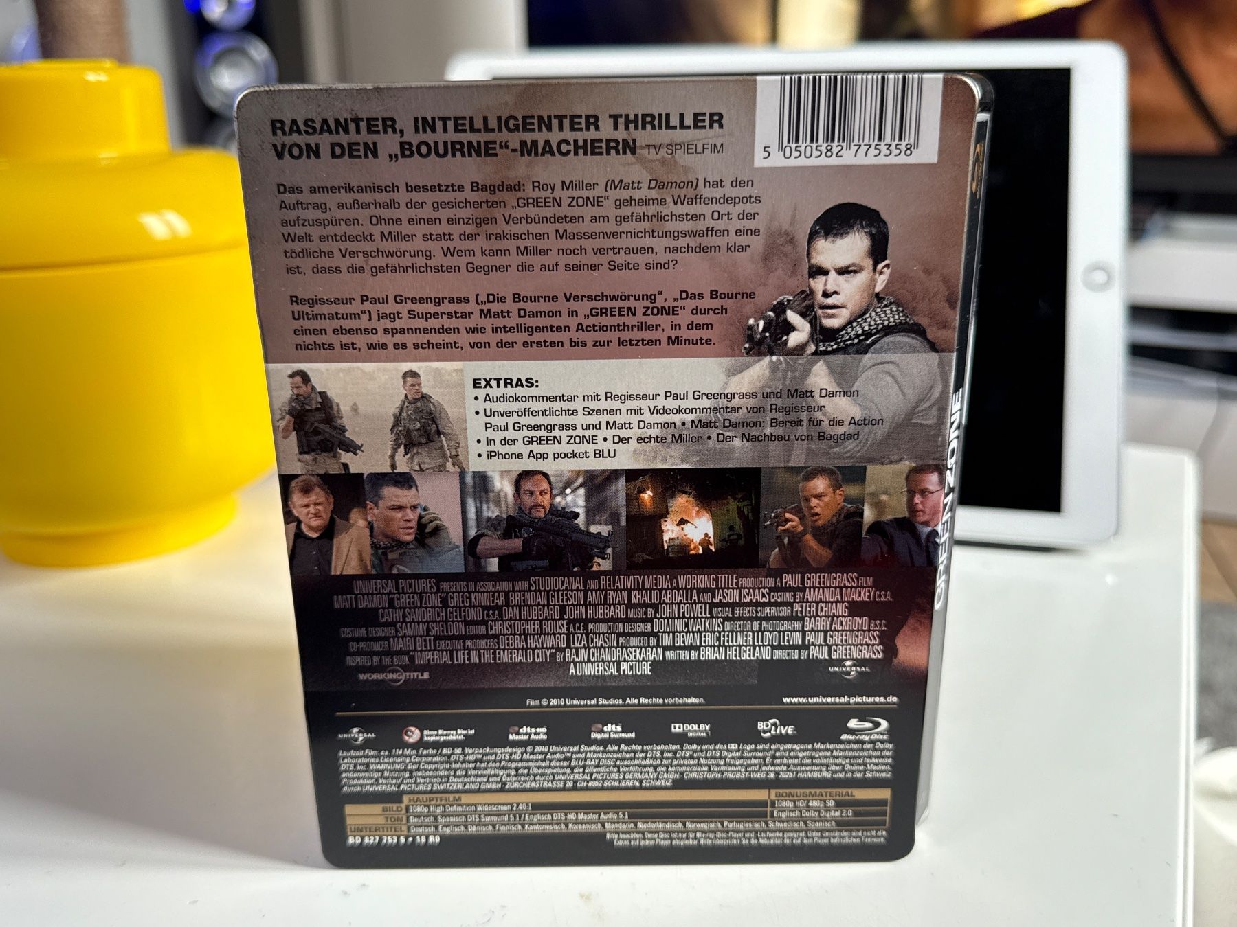 Alle DVDs: Green Zone - Steelbook Blu-Ray Vergriffen – Gebraucht aus Allschwil von meeresperle 1