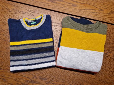 Pullover 2 Stück Gr. 128 1x Benetton