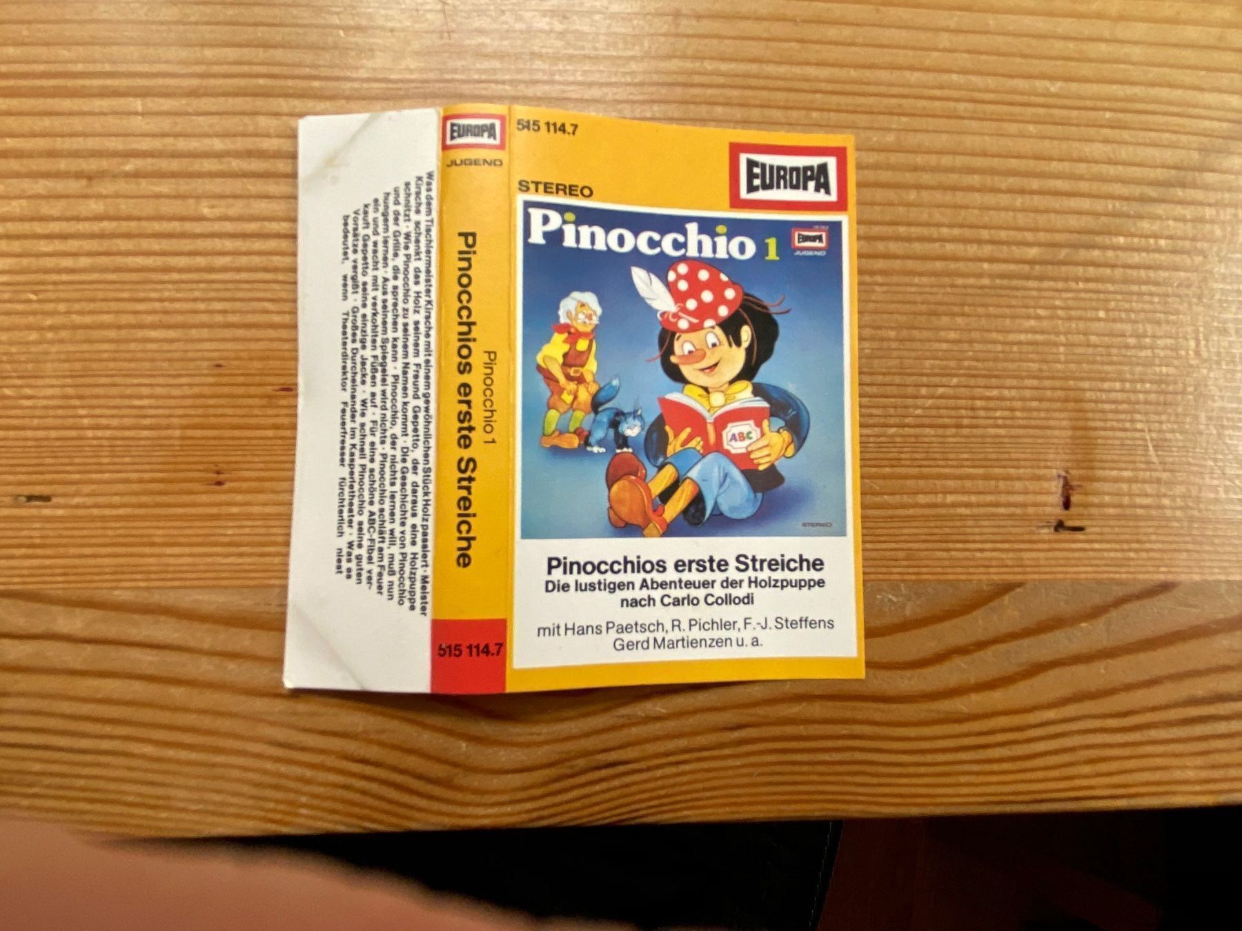 Musicassette: Kassette - Pinocchio (1) – Usato da St.Gallen venduto da kingsamas 3